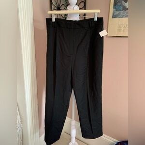 Massimo Dutti size 8 Wool Classic Black Dress Pants office dressy